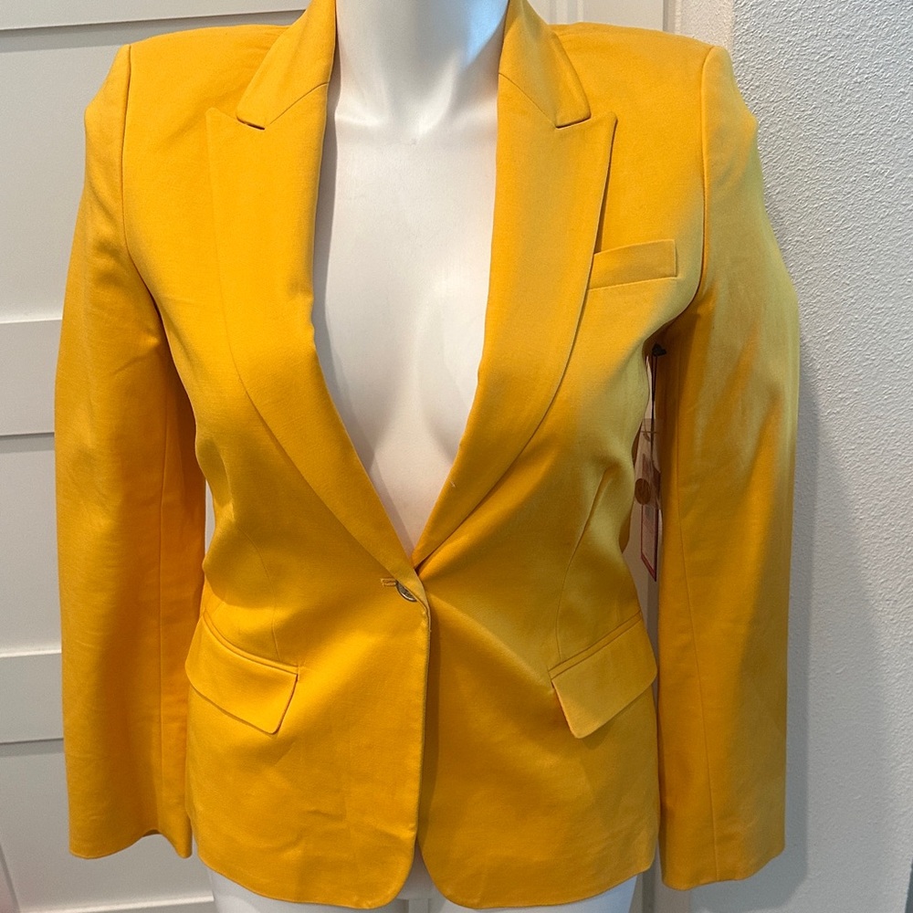 Vince Camuto Vibrant Yellow Blazer